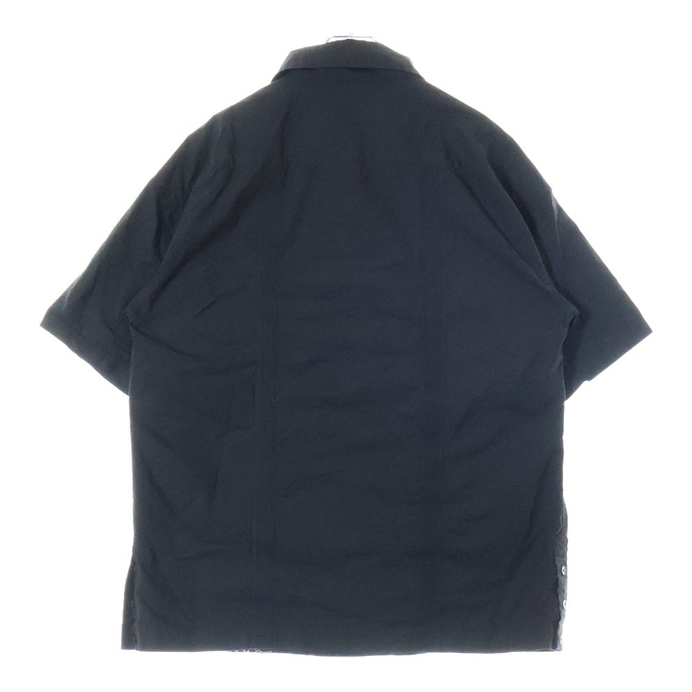 Children of the discordance(チルドレンオブザディスコーダンス) BANDANA CUBA SHIRT S/S バンダナキューバ 半袖シャツ ブラック COTDSH-138