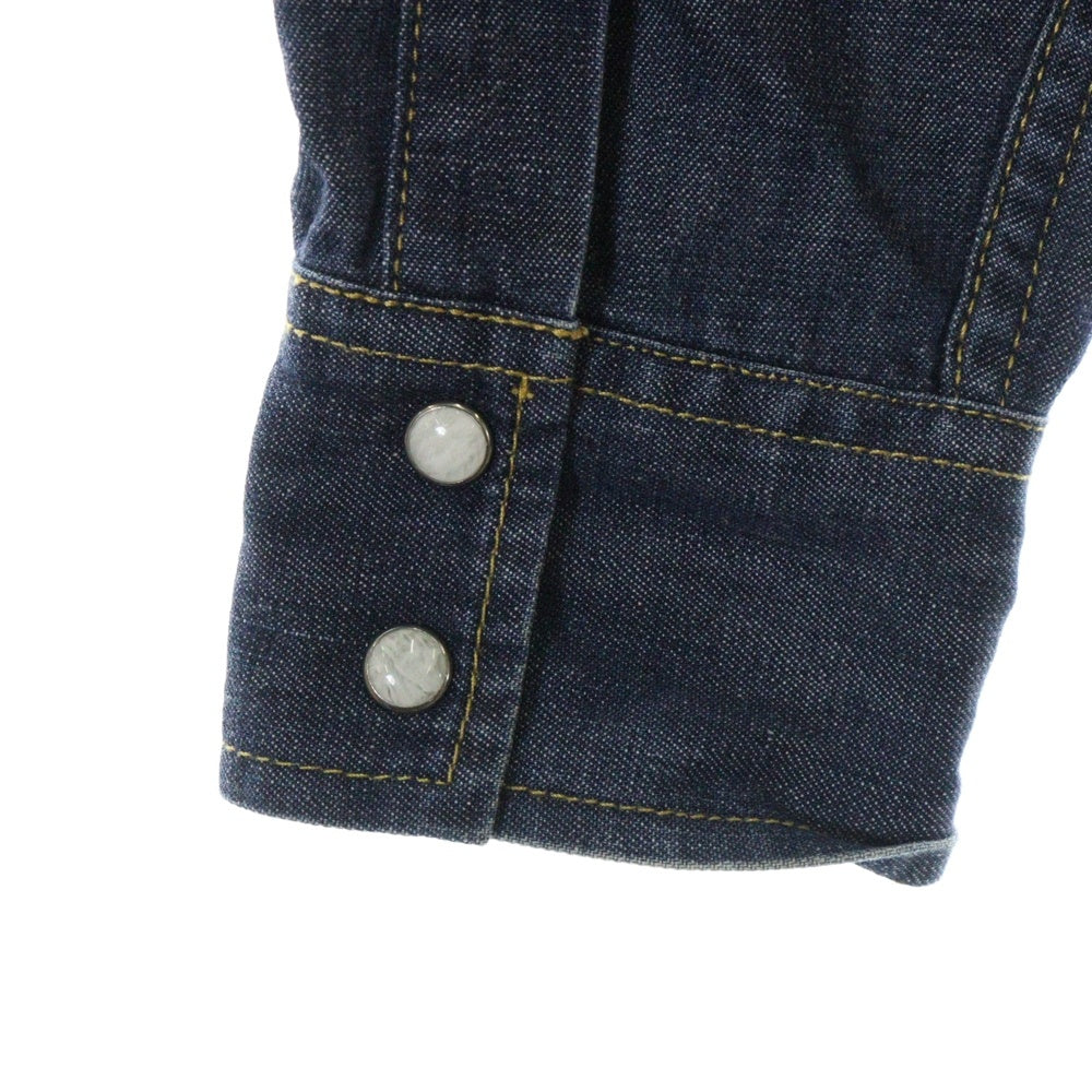 Levi's(リーバイス) スナップボタンフライ デニム 長袖シャツ インディゴ 60502-5201