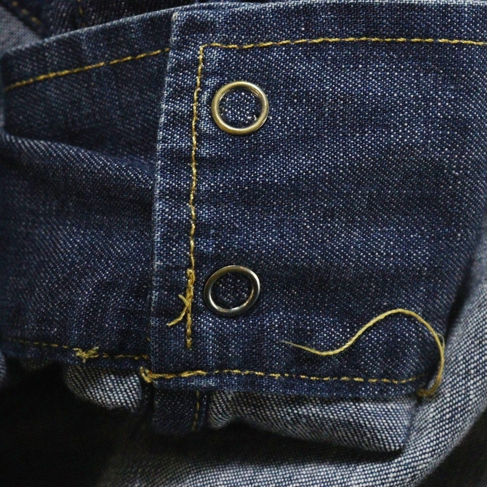 Levi's(リーバイス) スナップボタンフライ デニム 長袖シャツ インディゴ 60502-5201