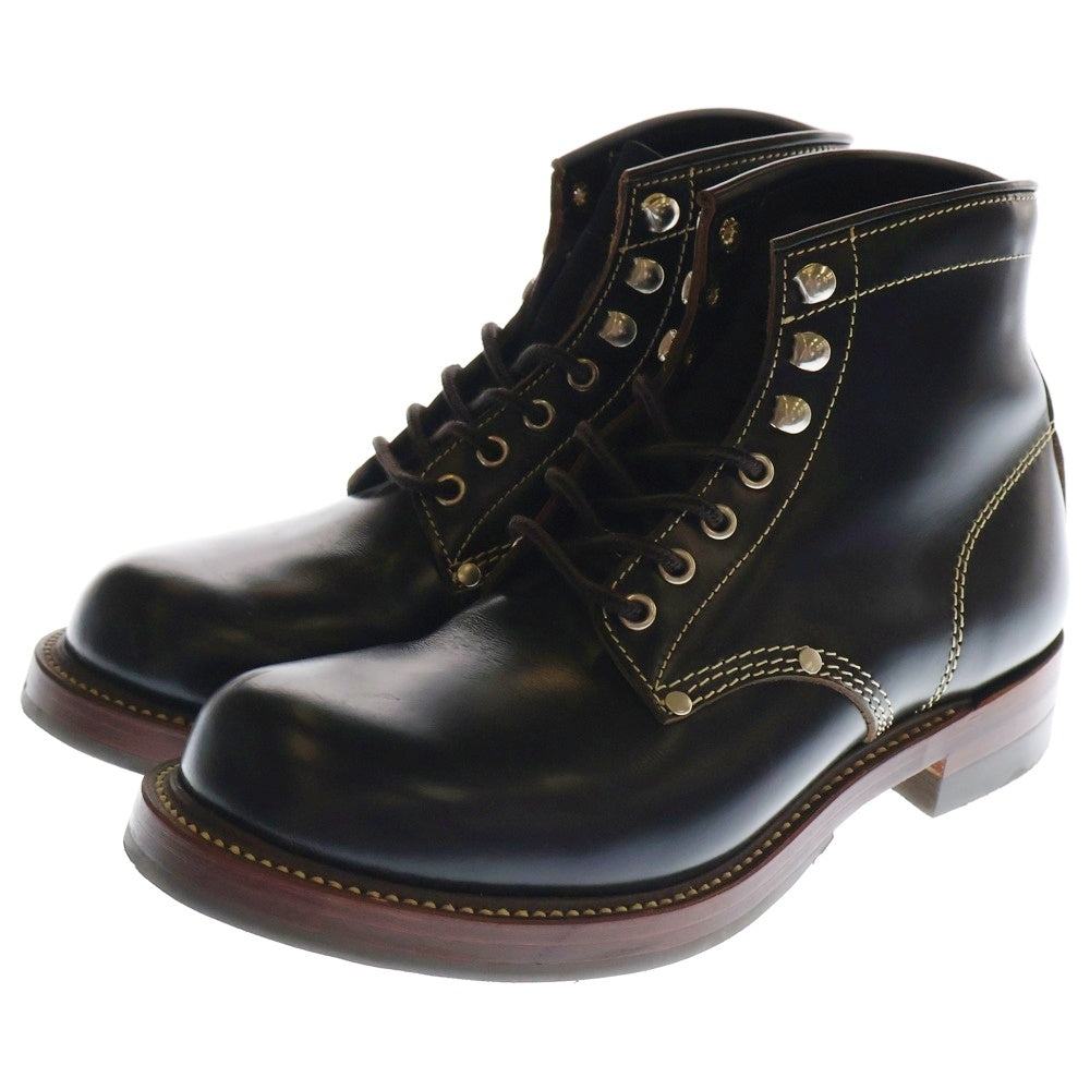 TOYS McCOY(トイズマッコイ) TMA2001 IRONCLAD WORK BOOTS SURVEYOR アイアンクラッド サーベイヤー レザー レースアップ ワークブーツ ブラック