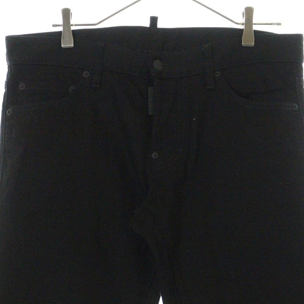 DSQUARED2(ディースクエアード) 20SS SKATER JEAN スケーター スリムフィット スキニー デニムパンツ ブラック S74LB0696 S30564