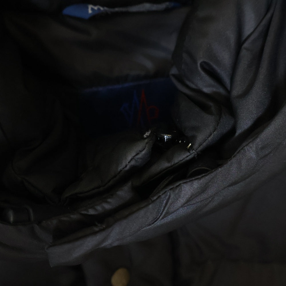 MONCLER GRENOBLE(モンクレールグルノーブル) 90S ジップアップ フーデッド ダウンジャケット ブラック
