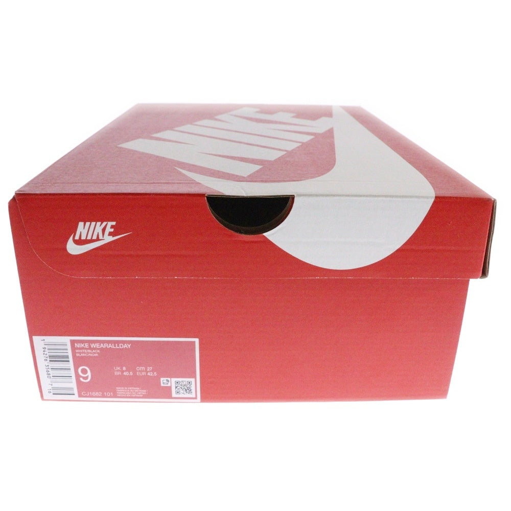 NIKE(ナイキ) WEARALLDAY WHITE BLACK ウェアオールデイ ローカットスニーカー US9/27cm ホワイト/ブラック CJ1682-101