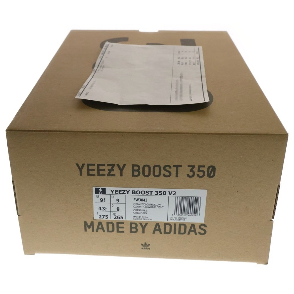 adidas(アディダス) YEEZY BOOST 350V2 CLOUD WHITE イージーブースト 350V2 クラウド ホワイト ローカットスニーカー ライトブルー US9.5/27.5cm FW3043