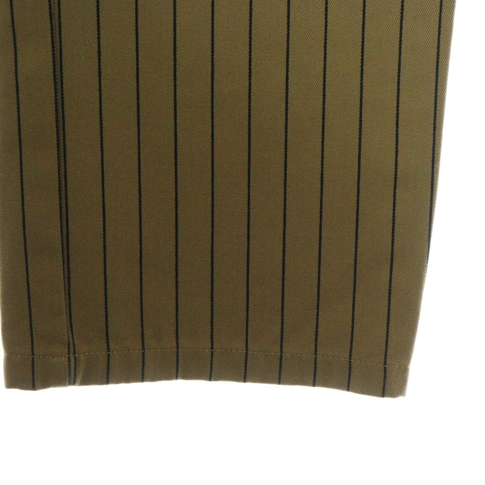 SUPREME(シュプリーム) 21SS Stripe Work Pants ストライプ コットン ワークパンツ ブラウン