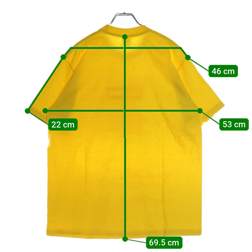 SUPREME(シュプリーム) 23SS Tonal Box Logo Tee トーナル ボックスロゴ クルーネック半袖Tシャツ カットソー イエロー