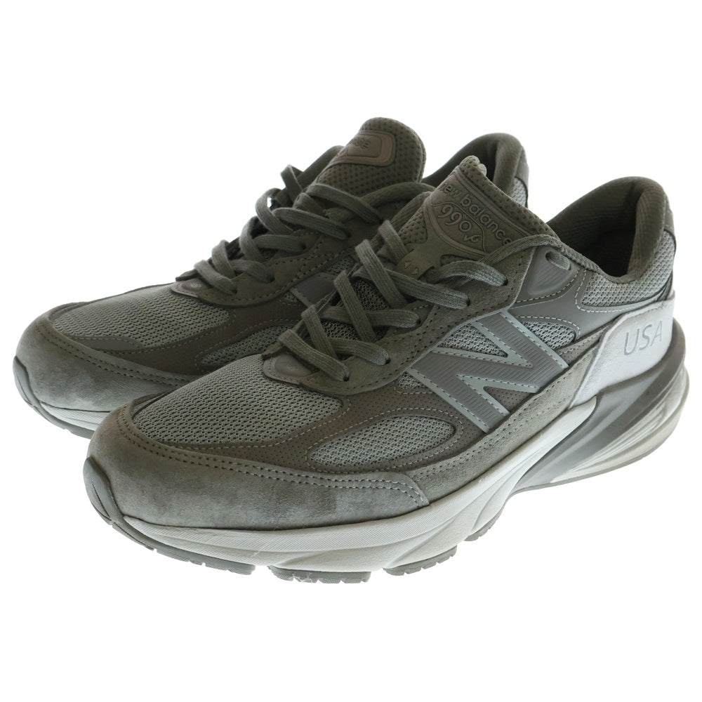 New Balance(ニューバランス) ×WTAPS 990V6 Gray ダブルタップス ローカットスニーカー グレー US9/27cm M990WT6