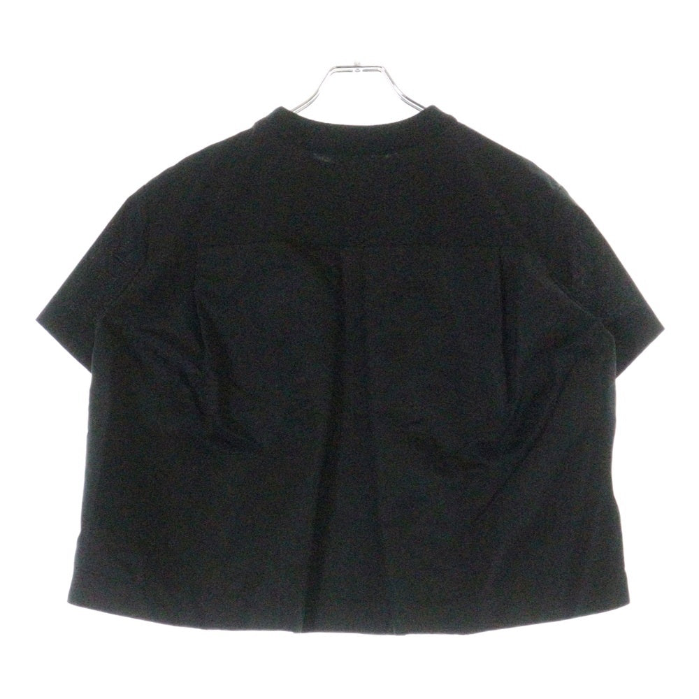 Sacai(サカイ) SUITING PULLOVER スーチング ドッキング マルチポケット プルオーバー カットソー 半袖Tシャツ ブラック レディース SCW-218