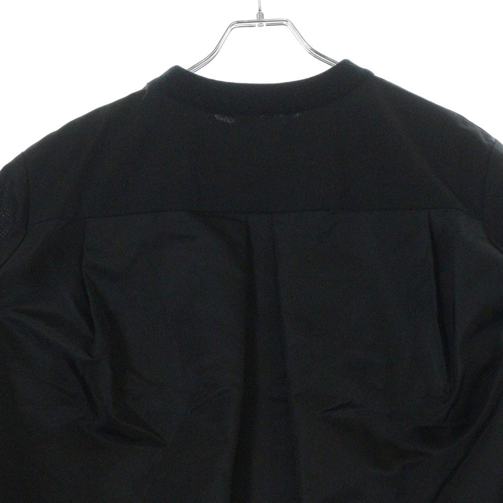 Sacai(サカイ) SUITING PULLOVER スーチング ドッキング マルチポケット プルオーバー カットソー 半袖Tシャツ ブラック レディース SCW-218