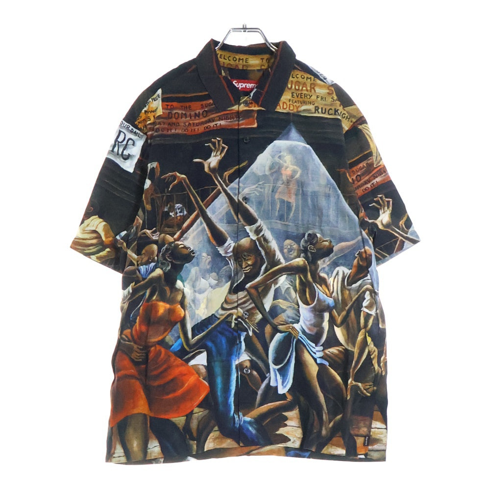 SUPREME(シュプリーム) 25SS ×Ernie Barnes S/S Shirt アーニーバーンズ グラフィック 半袖レーヨンシャツ 総柄 マルチカラー