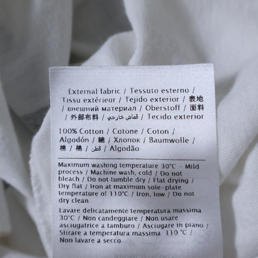 VALENTINO(ヴァレンティノ) Vロゴ デコンストラクトプリント クルーネック コットン 半袖Tシャツ カットソー ホワイト RV0MG01SLIA