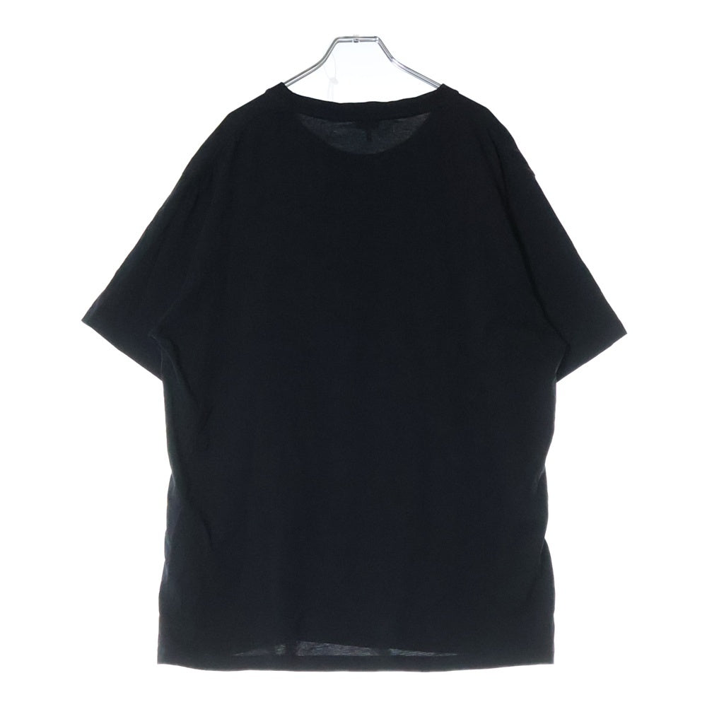 LOEWE(ロエベ) RELAXED FIT T-SHIRT グリッチ アナグラム ロゴ リラックスフィット クルーネック 半袖Tシャツ カットソー ブラック H526Y22J61
