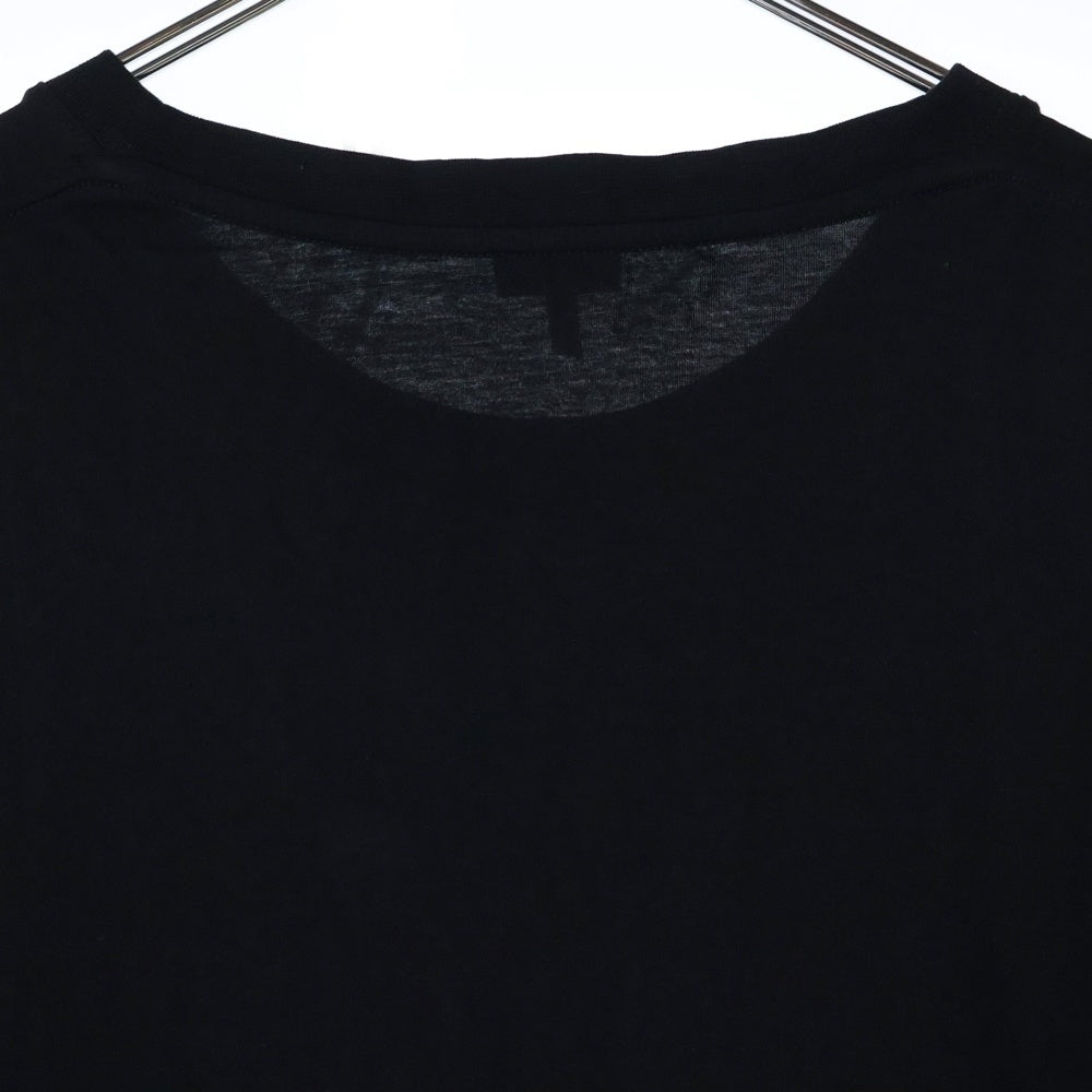 LOEWE(ロエベ) RELAXED FIT T-SHIRT グリッチ アナグラム ロゴ リラックスフィット クルーネック 半袖Tシャツ カットソー ブラック H526Y22J61