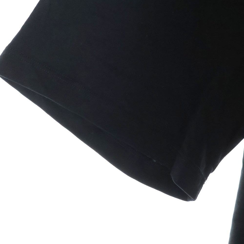 LOEWE(ロエベ) RELAXED FIT T-SHIRT グリッチ アナグラム ロゴ リラックスフィット クルーネック 半袖Tシャツ カットソー ブラック H526Y22J61