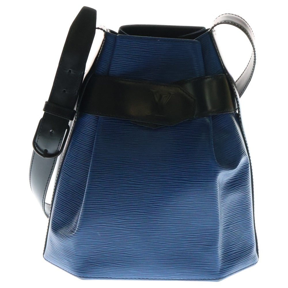 LOUIS VUITTON(ルイヴィトン) サックデポールPM エピ バイカラー ショルダーバッグ ブルー/ブラック M80157 VI0932