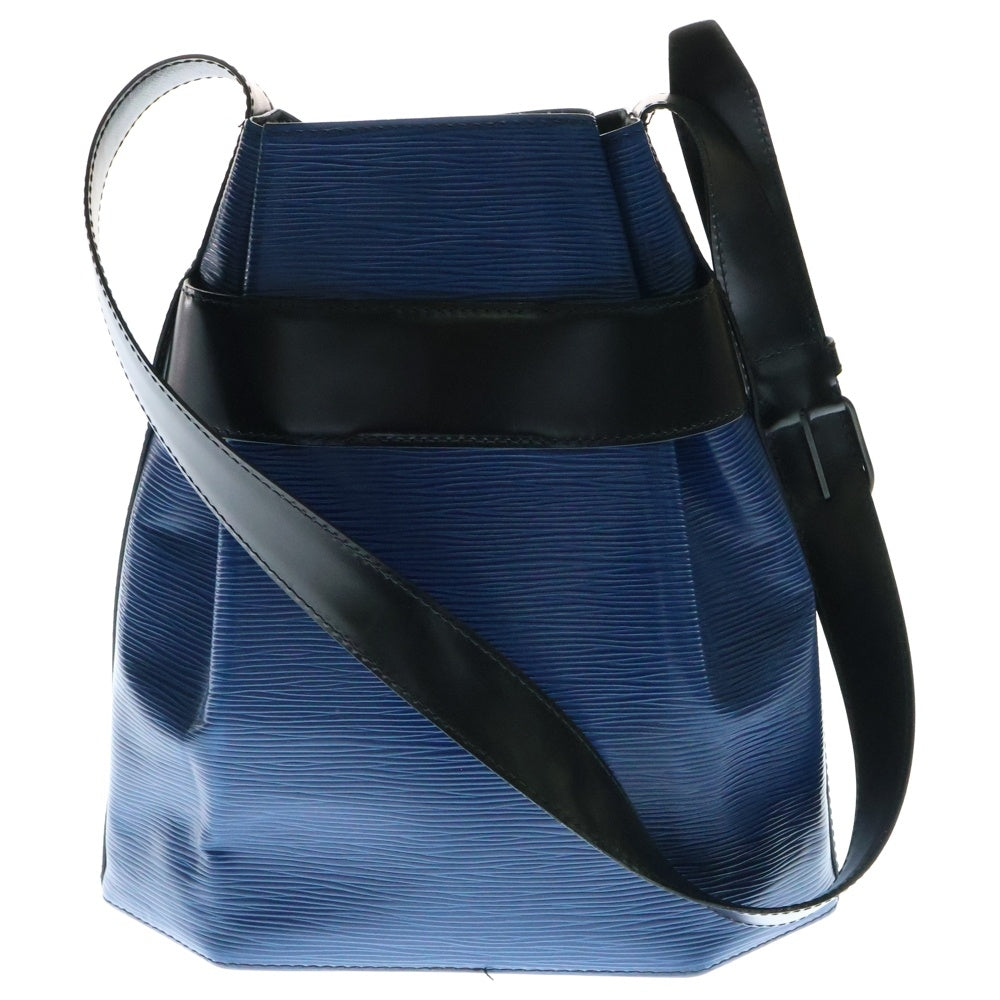 LOUIS VUITTON(ルイヴィトン) サックデポールPM エピ バイカラー ショルダーバッグ ブルー/ブラック M80157 VI0932