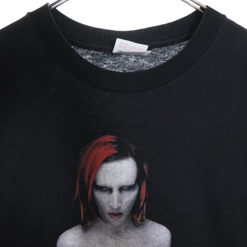 VINTAGE(ヴィンテージ) 90S VINTAGE MARILYN MANSON MECHANICAL ANIMALS STEDMAN BY HANES USA製 マリリンマンソン メカニカルアニマルズ アルバム クルーネック 半袖Tシャツ