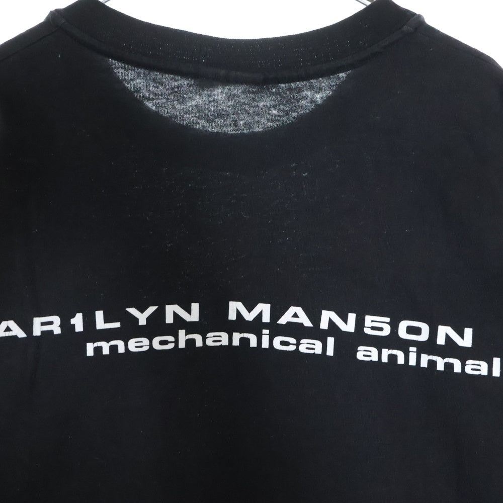 VINTAGE(ヴィンテージ) 90S VINTAGE MARILYN MANSON MECHANICAL ANIMALS STEDMAN BY HANES USA製 マリリンマンソン メカニカルアニマルズ アルバム クルーネック 半袖Tシャツ