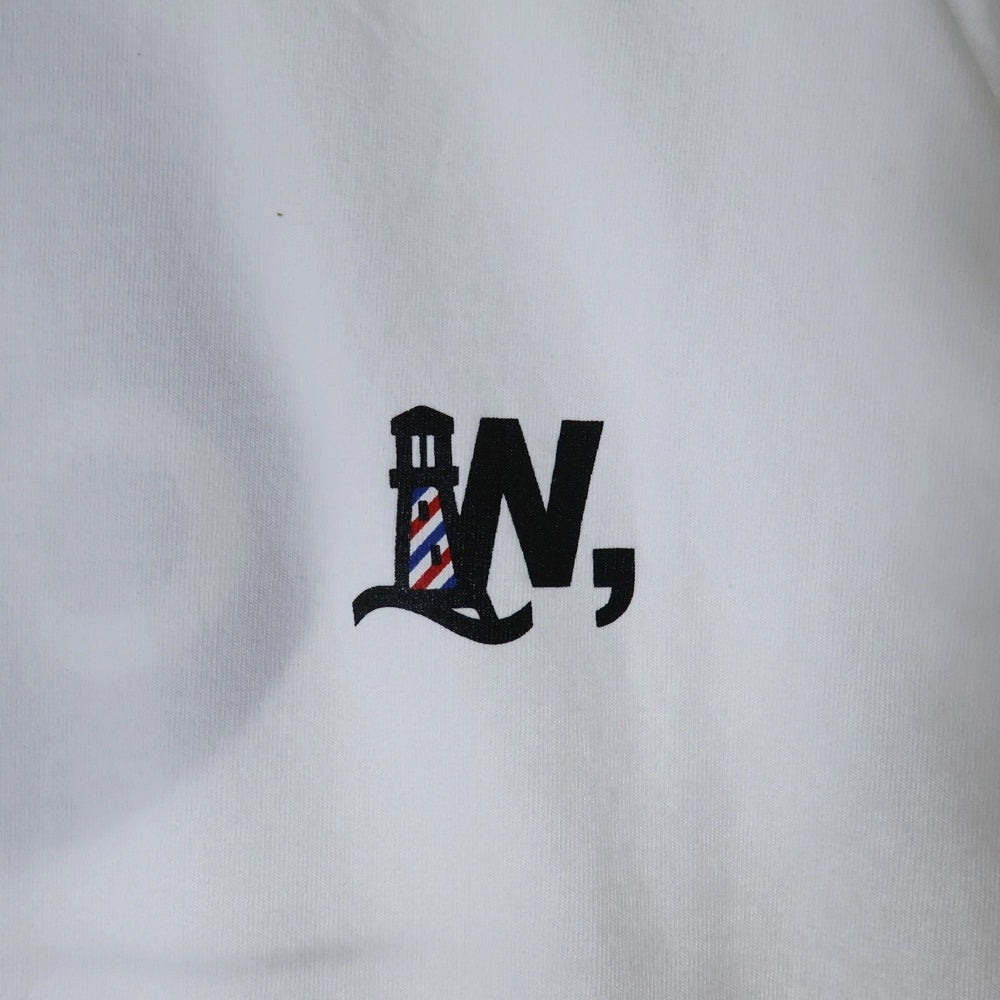 BBS BARBER SAKOTA(バーバーサコタ) ×WAKE SAPPORO bicycle route to wake Tshirt ウェイク札幌 バイシクルプリントTシャツ ホワイト