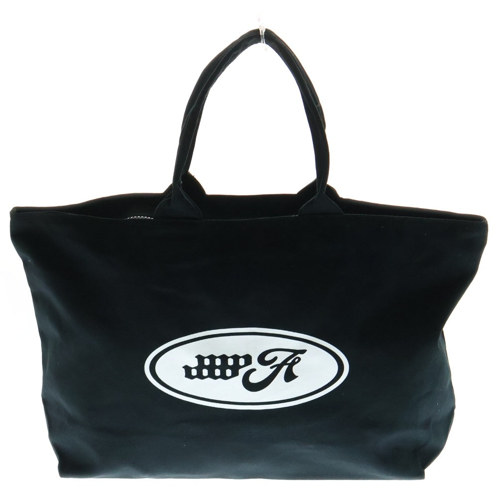 4.W.A JEWELRY SUPPLY(フォーウィールドアソシエーション ジュエリーサプライ) EMBLEM LOGO TOTE BAG エンブレムロゴ トートバッグ ブラック