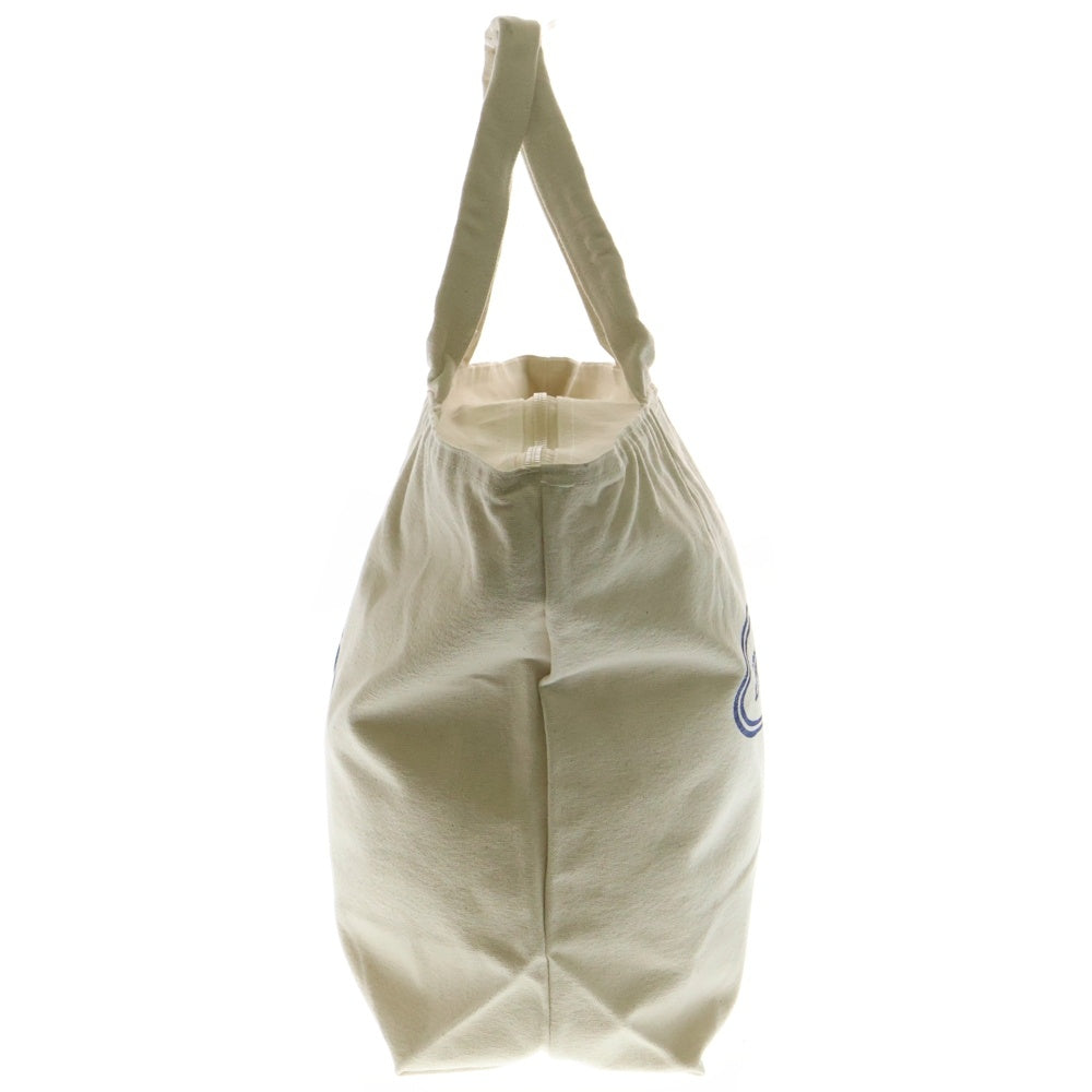 4.W.A JEWELRY SUPPLY(フォーウィールドアソシエーション ジュエリーサプライ) EMBLEM LOGO TOTE BAG エンブレムロゴ トートバッグ ナチュラル