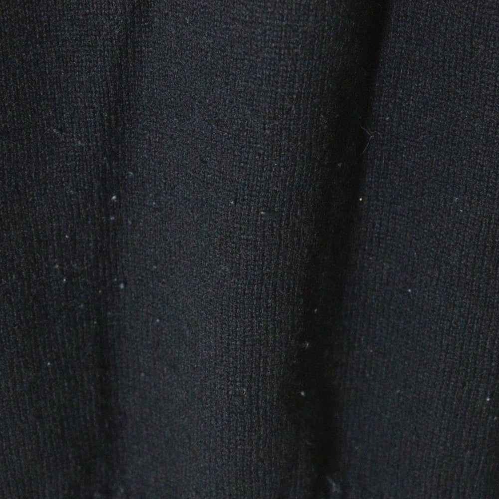 Sacai(サカイ) 22AW MADSAKI KNIT PULLOVER フロント刺繍 クルーネック ウールニット セーター ブラック 22-0443S