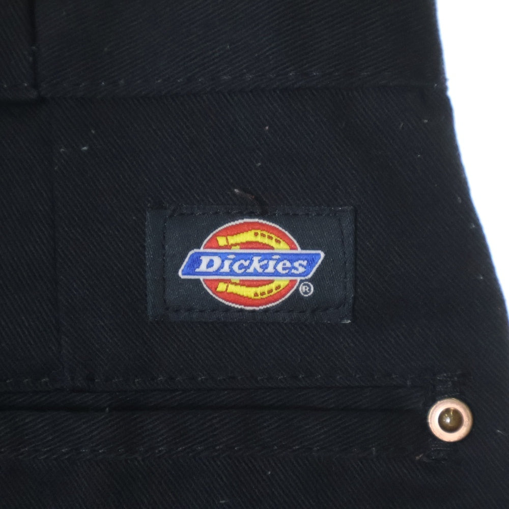 Dickies(ディッキーズ) ×SONIC LAB ソニックラブ ネイティブ柄刺繍 ポリコットン ワークパンツ ブラック