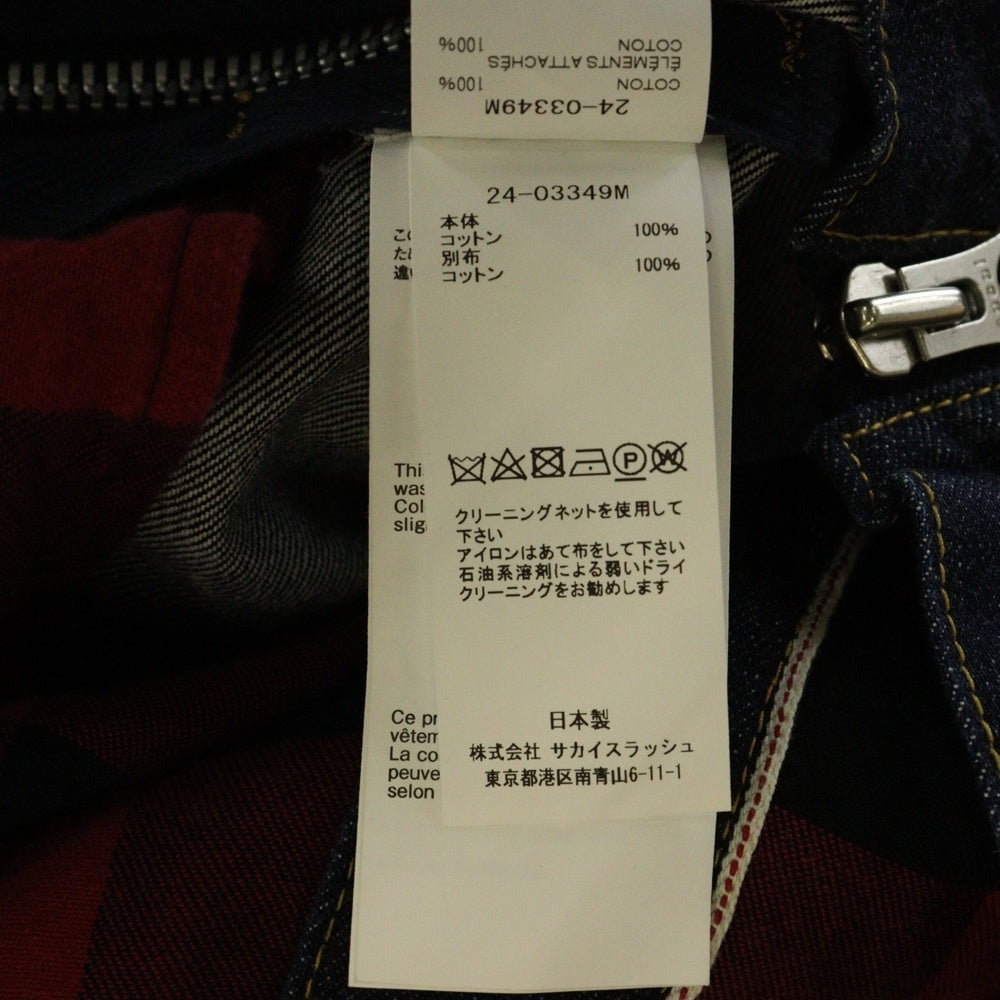 Sacai(サカイ) 24SS BEYONDEXX ビヨンデックス 1stタイプ デニム トラッカージャケット インディゴ 24-03349M