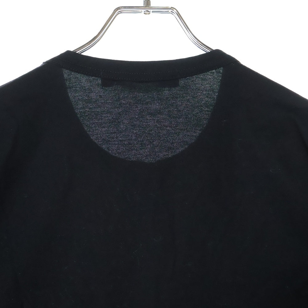 JUNYA WATANABE COMME des GARCONS(ジュンヤワタナベ コムデギャルソン) 24SS AD2023 裾ポケットデザイン クルーネック コットン 半袖Tシャツ カットソー ブラック WM-T001