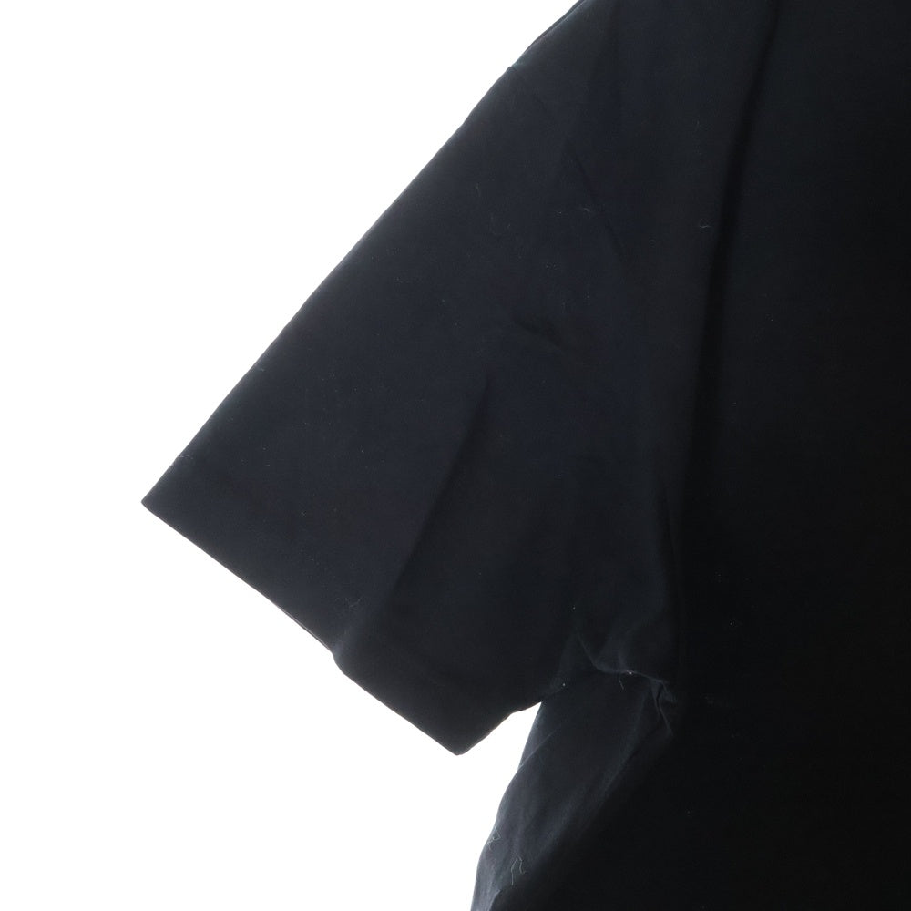 JUNYA WATANABE COMME des GARCONS(ジュンヤワタナベ コムデギャルソン) 24SS AD2023 裾ポケットデザイン クルーネック コットン 半袖Tシャツ カットソー ブラック WM-T001