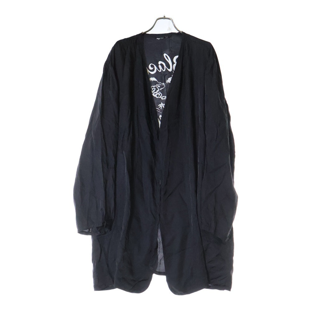 BLACK COMME des GARCONS(ブラックコムデギャルソン) 21SS AD2020 バック刺繍 ロング スーベニアコート ブラック 1G-C006
