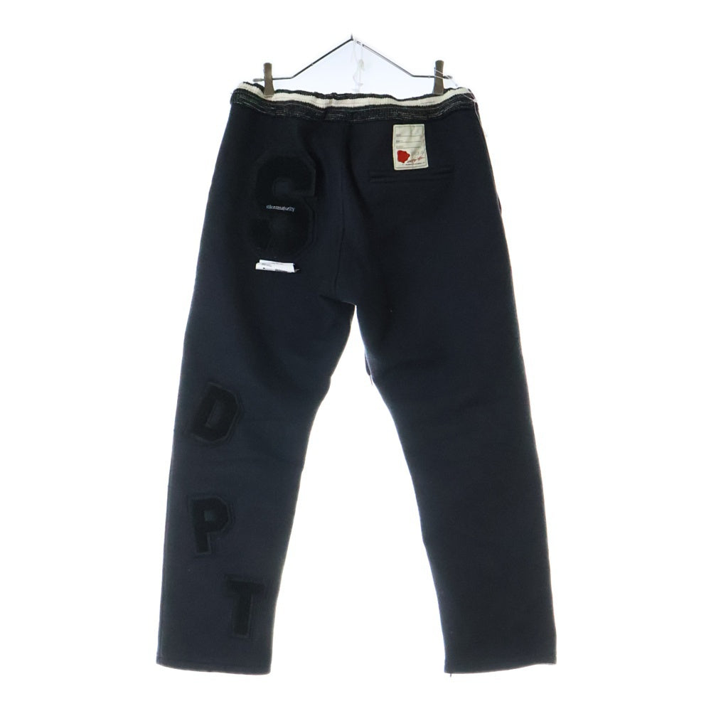 SEVESKIG(セヴシグ) 22AW W.A.H. AWARD TRACK PANTS アワード ウール トラックパンツ ブラック PT-SV-NNA-1004