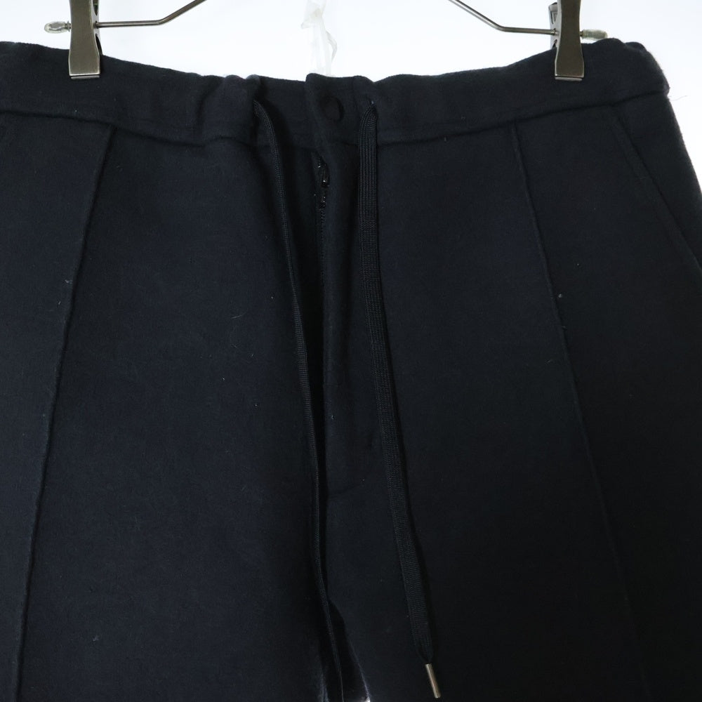 SEVESKIG(セヴシグ) 22AW W.A.H. AWARD TRACK PANTS アワード ウール トラックパンツ ブラック PT-SV-NNA-1004