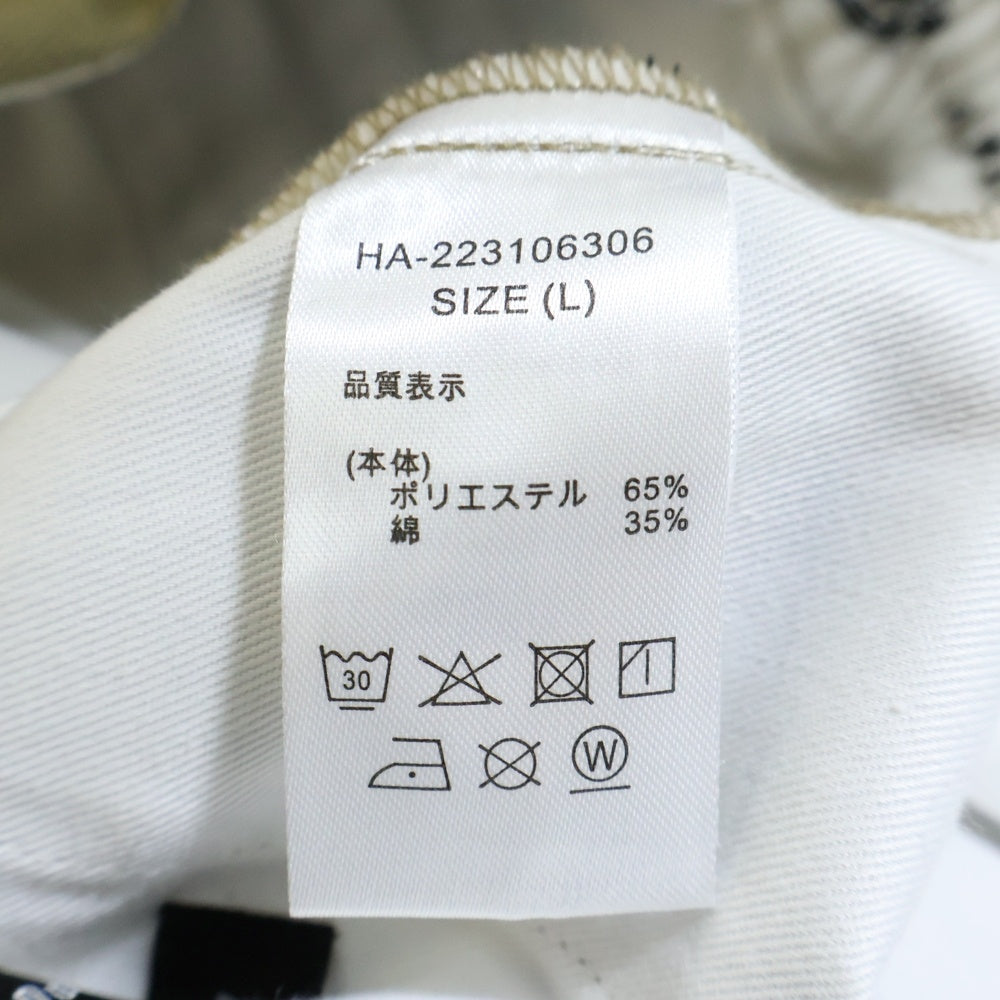 Dickies(ディッキーズ) ×ALWAYS OUT OF STOCK SWITCHED SHORTS オールウェイズアウトオブストック 切替デザイン ポリコットン ワークショーツ ハーフパンツ ベージュ HA-223106306