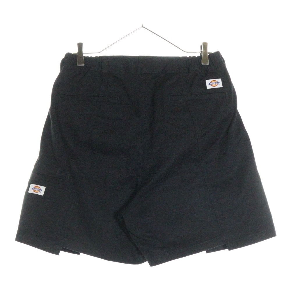 Dickies(ディッキーズ) ×ALWAYS OUT OF STOCK SWITCHED SHORTS オールウェイズアウトオブストック 切替デザイン ポリコットン ワークショーツ ハーフパンツ ブラック HA-223106306