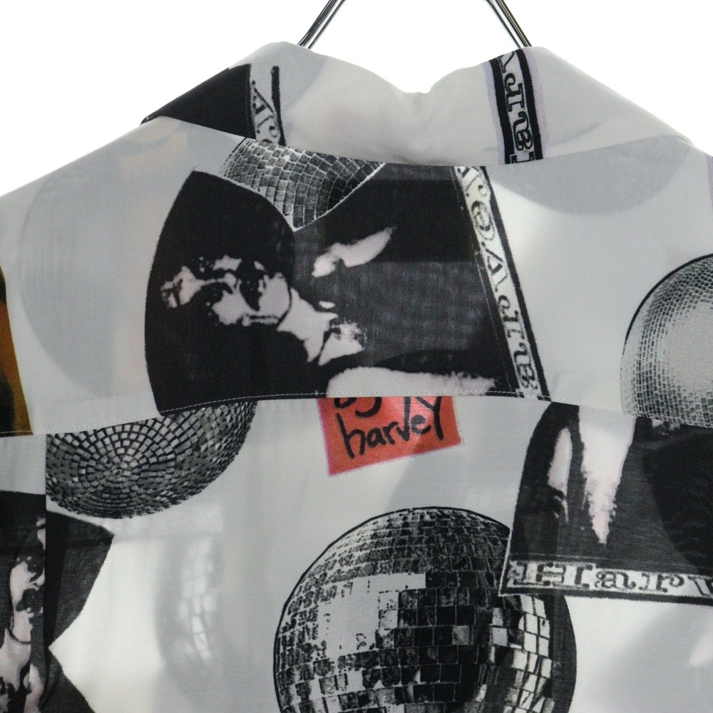 WACKO MARIA(ワコマリア) 18SS ×DJ HARVEY HAWAIIAN SHIRT ディージェー ハーヴィー ハワイアン 総柄 開襟 ハワイアンシャツ 半袖シャツ ホワイト