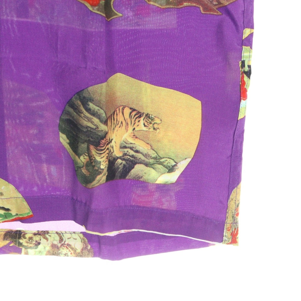 WACKO MARIA(ワコマリア) JAPAN HAWAIIAN SHIRT ジャパン 総柄 開襟 ハワイアンシャツ 半袖シャツ パープル