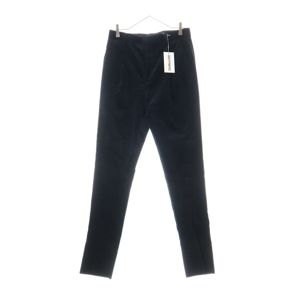 WACKO MARIA(ワコマリア) 20AW PLEATED TROUSERS DUCA VISCONTI プレーテッド トラウザーズ コーデュロイパンツ ブラック 20FW-WMP-TR15