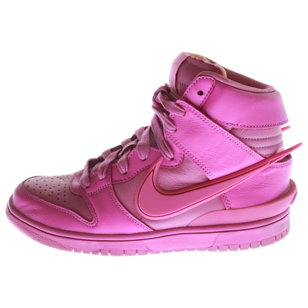 NIKE(ナイキ) ×AMBUSH DUNK HIGH PINK アンブッシュ ダンク ハイカットスニーカー ピンク レディース US5.5/24cm CU7544-600