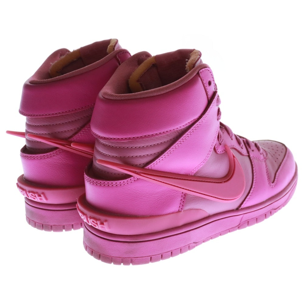 NIKE(ナイキ) ×AMBUSH DUNK HIGH PINK アンブッシュ ダンク ハイカットスニーカー ピンク レディース US5.5/24cm CU7544-600