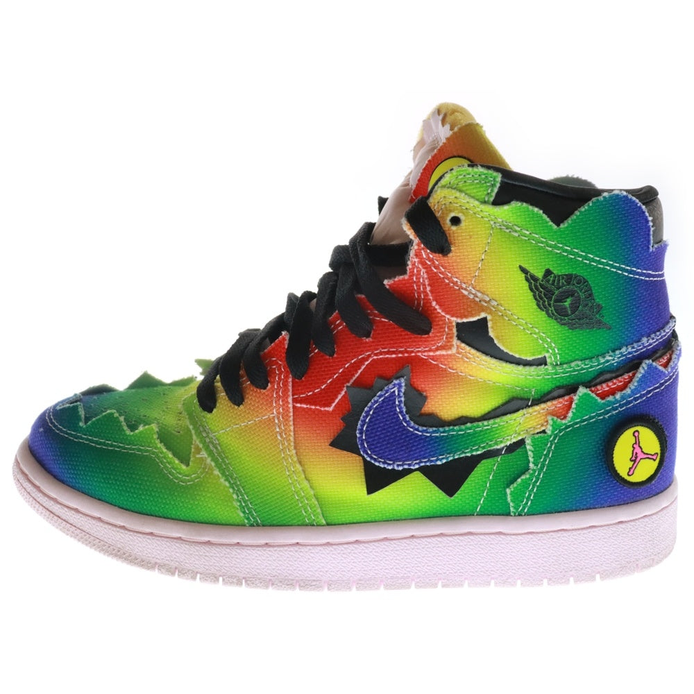 NIKE(ナイキ) ×J BALVIN NIKE AIR JORDAN 1 HIGH OG RAINBOW J バルビン エアジョーダン1 OG レインボー ハイカットスニーカー マルチカラー レディース US6/24cm DC3481-900