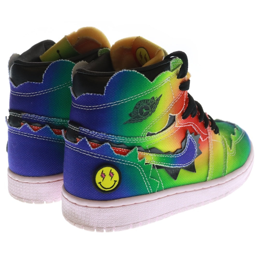 NIKE(ナイキ) ×J BALVIN NIKE AIR JORDAN 1 HIGH OG RAINBOW J バルビン エアジョーダン1 OG レインボー ハイカットスニーカー マルチカラー レディース US6/24cm DC3481-900