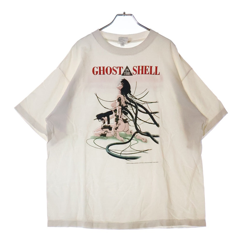 SAINT MICHAEL(セントマイケル) 24AW GITS GS_SS TEE 攻殻機動隊 ゴーストインザシェル プリントTシャツ 半袖クルーネックカットソー ホワイト SM-YS1-0000-C32