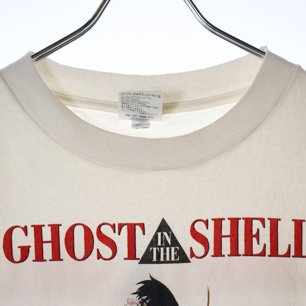 SAINT MICHAEL(セントマイケル) 24AW GITS GS_SS TEE 攻殻機動隊 ゴーストインザシェル プリントTシャツ 半袖クルーネックカットソー ホワイト SM-YS1-0000-C32