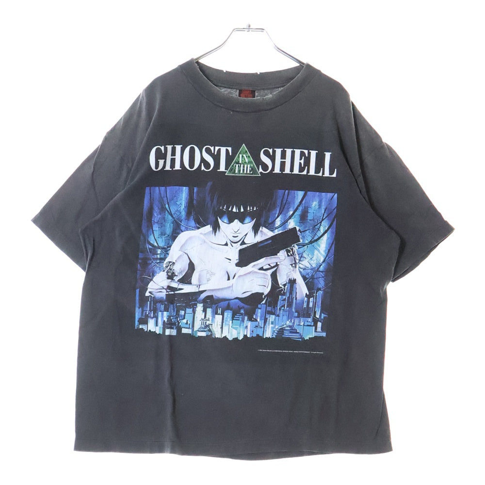 SAINT MICHAEL(セントマイケル) 24AW GITS GS_SS TEE 攻殻機動隊 ゴーストインザシェルプリントTシャツ 半袖クルーネックカットソー ブラック SM-YS1-0000-C31