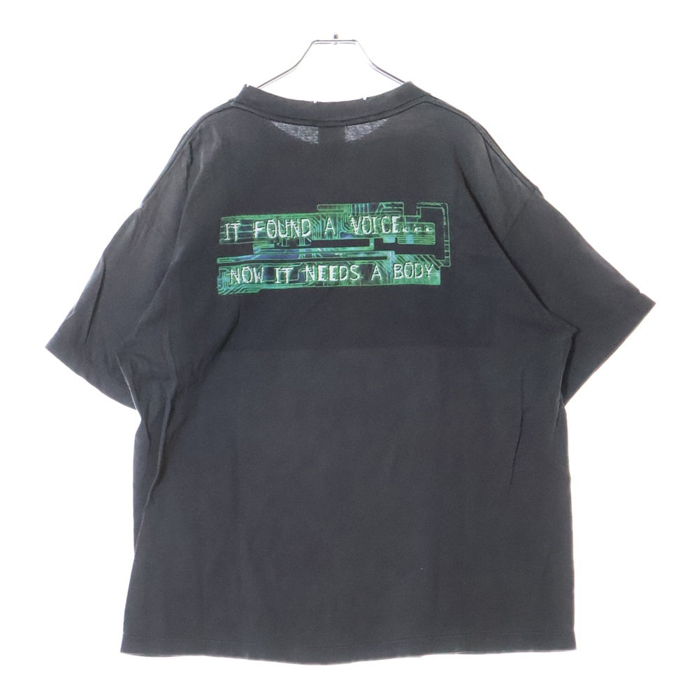 SAINT MICHAEL(セントマイケル) 24AW GITS GS_SS TEE 攻殻機動隊 ゴーストインザシェルプリントTシャツ 半袖クルーネックカットソー ブラック SM-YS1-0000-C31