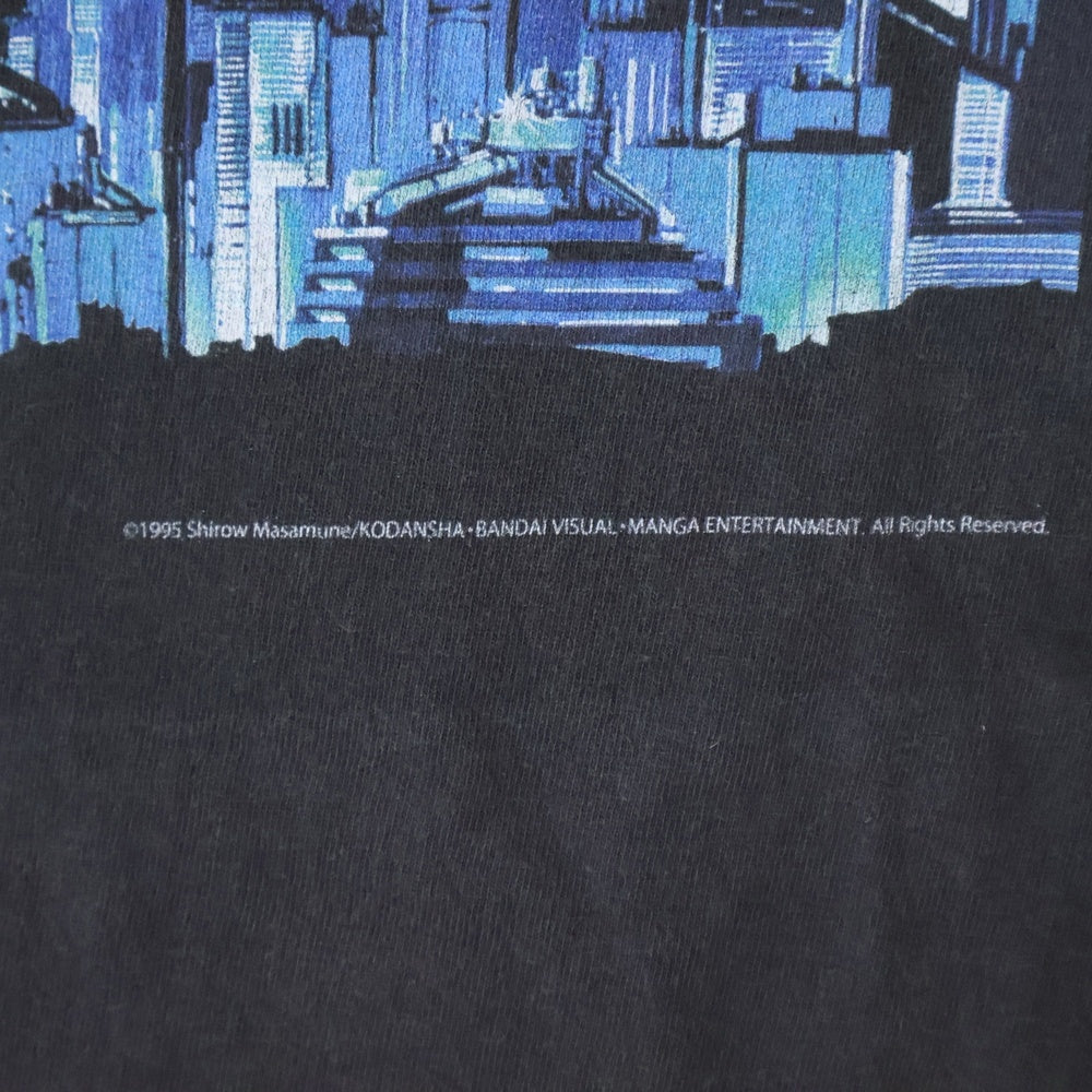 SAINT MICHAEL(セントマイケル) 24AW GITS GS_SS TEE 攻殻機動隊 ゴーストインザシェルプリントTシャツ 半袖クルーネックカットソー ブラック SM-YS1-0000-C31