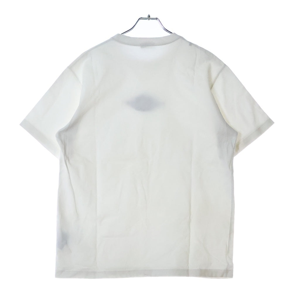 DIOR(ディオール) 20SS ×NIKE AIR DIOR M.C&S Top Tee ナイキ エアディオール フロントロゴ刺繍Tシャツ 半袖クルーネックカットソー ホワイト 033J625B0554