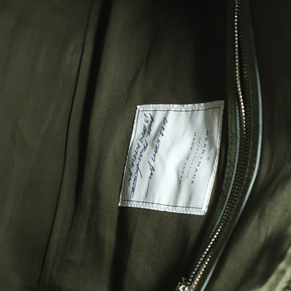 READY MADE(レディメイド) OVER NIGHT BAG LARGE オーバーナイト ボストン ショルダーバッグ カーキ RE-CO-KH-00-00-51