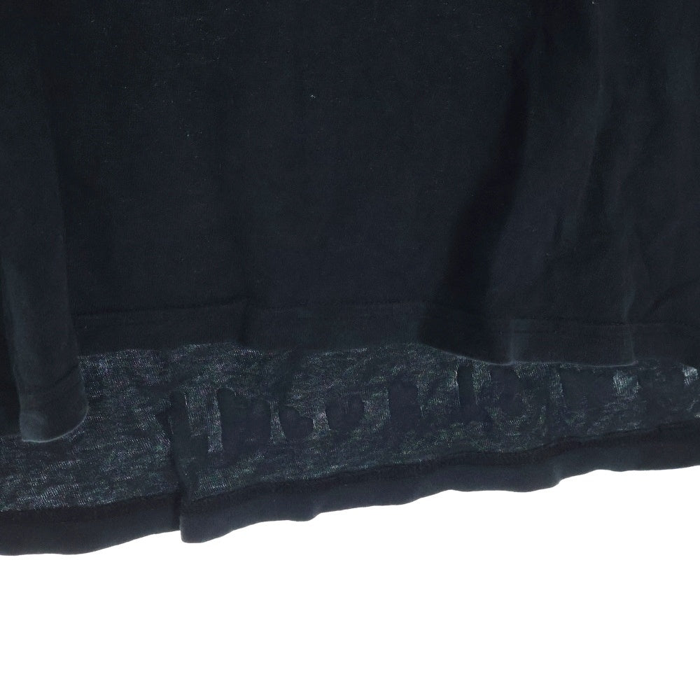 Maison Martin Margiela(メゾンマルタンマルジェラ) 07AW AIDS LOGO Tee エイズ ロゴプリント Vネック半袖Tシャツ カットソー ブラック ここのえ期